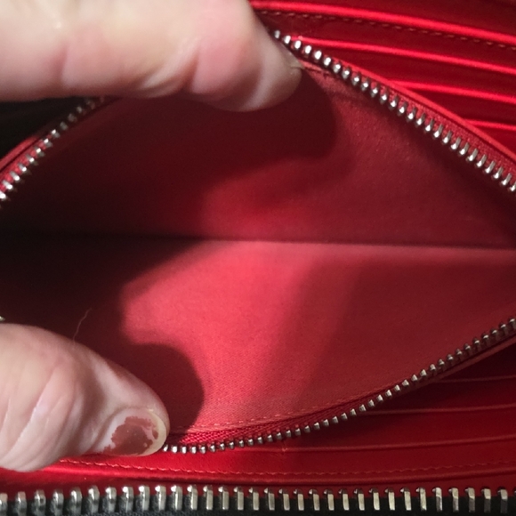 Christian Loubutin Panettone Gray Zip-Around Wallet - Picture 11 of 16